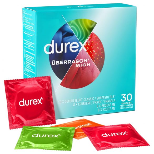 Durex - ochucené kondomy (30 ks)