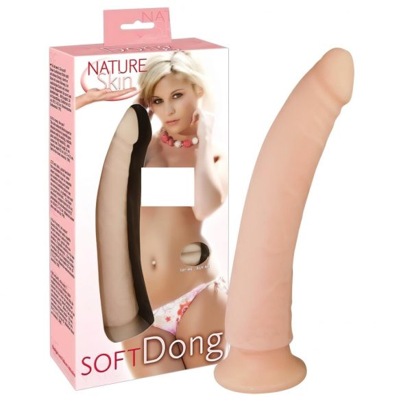 Nature Skin - Ohebný dildo (přírodní)