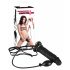 You2Toys - nafukovací Strap-On s dutým silikonovým dildem (černý)