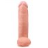 King Cock 12 realistické dildo s varlaty (30 cm) - přírodní