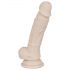 You2Toys - Střední silikonové dildo s přísavkou (přírodní)