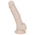 You2Toys - Střední silikonové dildo s přísavkou (přírodní)