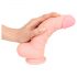 Lékařský silikonový dildo (20cm) - přírodní