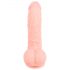 Lékařský silikonový dildo (20cm) - přírodní