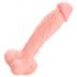 Lékařský silikonový dildo (24 cm) - naturální