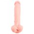 Lékařský silikonový dildo (24 cm) - naturální