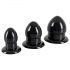 You2Toys - Anální plug set - 3ks (černý)