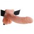 Fetiš Strap-on 7 - připínací dildo (přírodní)