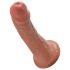 King Cock dildo 15 cm - hnědý