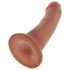 King Cock dildo 15 cm - hnědý