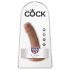 King Cock dildo 15 cm - hnědý