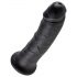 King Cock 8 dildo (20 cm) - černý