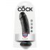 King Cock 8 dildo (20 cm) - černý