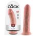 King Cock 8 dildo (20 cm) - přirozený