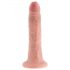 King Cock 7 dildo (18 cm) - přírodní