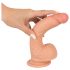 Realistixxx - přísavný realistický dildo (22cm) - přírodní