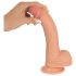 Realistixxx - přísavný realistický dildo (22cm) - přírodní