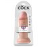 King Cock 25cm dildo - přírodní