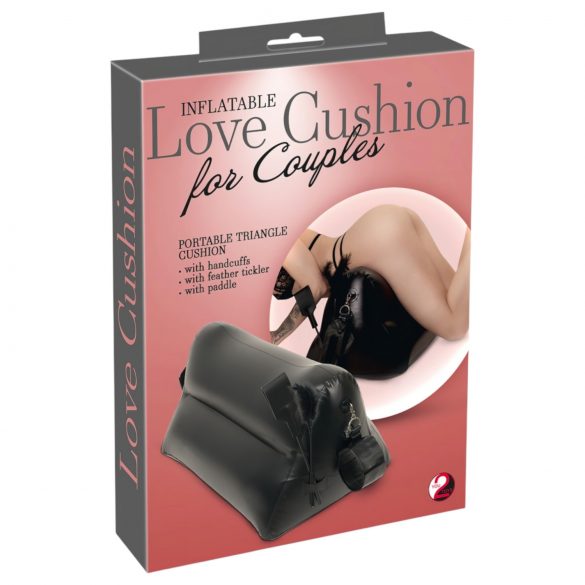 You2Toys Love Cushion - Nafukovací sex polštář (černý)