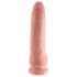 King Cock 9 - realistický dildo s přísavkou (23 cm) - přírodní