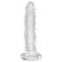 King Cock Clear 6 - přísavkový dildo (15 cm)