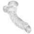 King Cock Clear 7,5 - průhledné dildo s přísavkou (19cm)