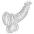 King Cock Clear 7,5 - průhledné dildo s přísavkou (19cm)