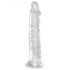 King Cock Clear 8 - přísavkový velký dildo (20 cm)