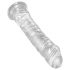 King Cock Clear 8 - přísavkový velký dildo (20 cm)