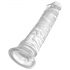 King Cock Clear 8 - přísavkový velký dildo (20 cm)