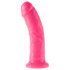 Dillio 8 - přísavkový, realistický dildo (20 cm) - růžový