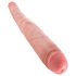 Realistické duo dildo King Cock 41 cm - přirozený tvar