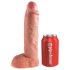 Strap-on král 25cm - dutý dildo pro všechny hrátky