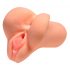 PDX Pick Your Pleasure Stroker - 2v1 realistický masturbátor (přírodní)