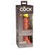 Realistický tmavý dildo 15cm - King Cock Elite 6 s přísavkou