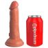 Realistický tmavý dildo 15cm - King Cock Elite 6 s přísavkou