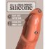 Realistický tmavý dildo 15cm - King Cock Elite 6 s přísavkou