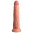 King Cock Elite 9 - realistický vibrátor s přísavkou 23 cm - přírodní