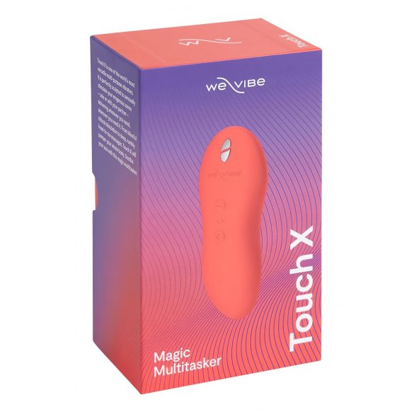 We-Vibe Touch X - nabíjecí, voděodolný klitorální vibrátor (korál)