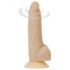 Naked Addiction Rotating 7 – dobíjecí, rotační vibrátor (18 cm) – přírodní