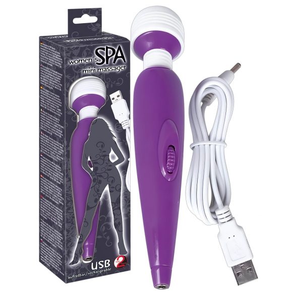 You2Toys - SPA Wand - dobíjecí masážní vibrátor (fialový)