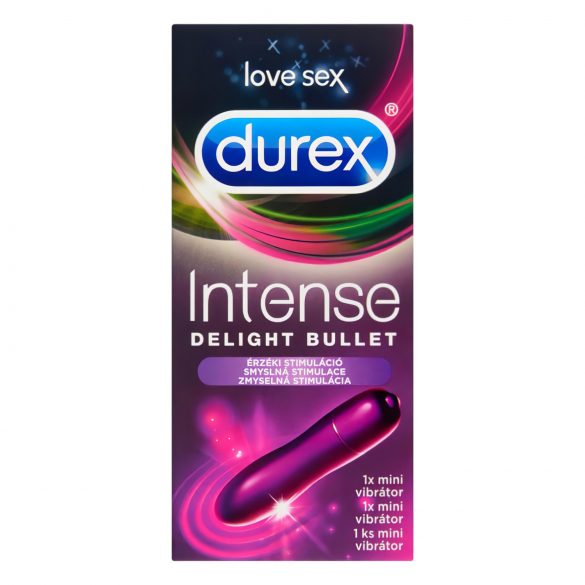 Durex Intense Delight Bullet - mini fialový vibrátor