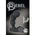 Rebel - masážní vibrátor na prostatu s kuličkami (černý)