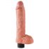 King Cock 25 cm vibrátor s přísavkou - přirozený vzhled