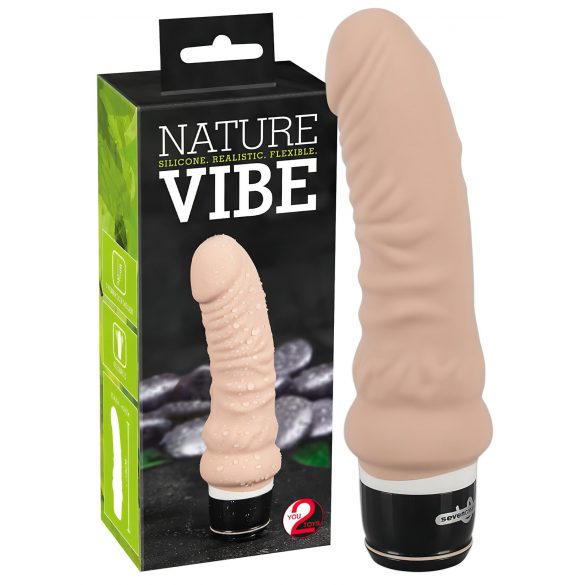 You2Toys - Nature Vibe - silikonový vibrátor (přírodní)