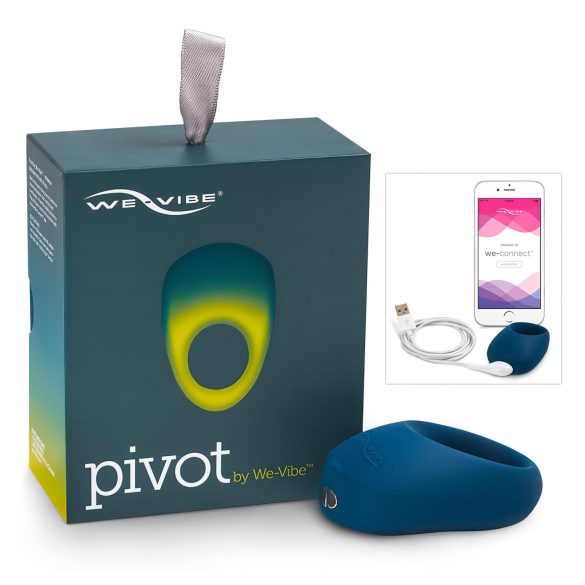 We-Vibe Pivot - dobíjecí vibrace kroužek na penis (tmavě modrý)