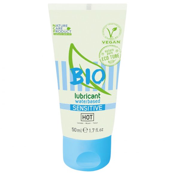 HOT Bio Sensitive - veganský vodní lubrikant (50 ml)