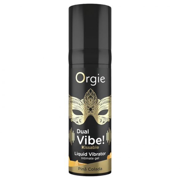 Orgie Dual Vibe! – tekutý vibrátor - Pina Colada (15ml)