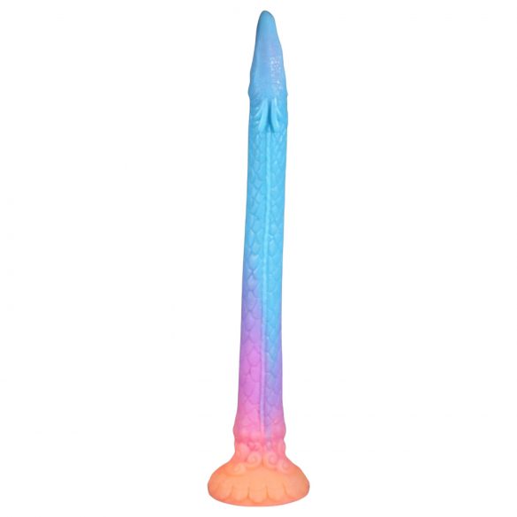 OgazR XXL Úhoř - zářící anální dildo - 47 cm (růžové)