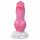 Zvířecí buldok - dildo psí penis - 17 cm (růžová)